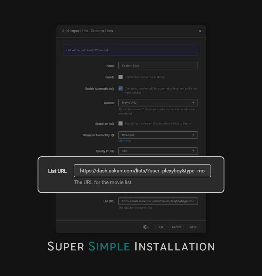 askarr_custom_lists_screen