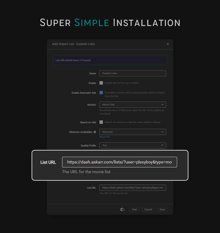 askarr_custom_lists_screen